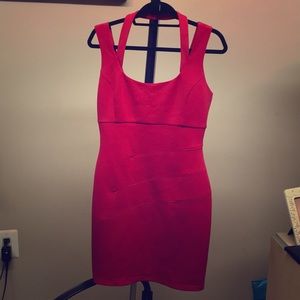 Red Guess Bandage Dress